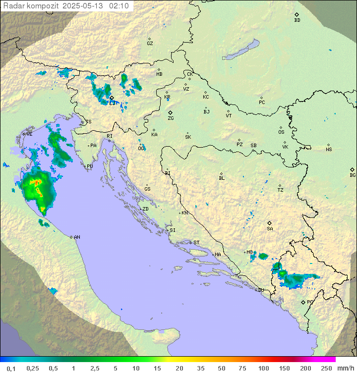 Padavine Hrvaška