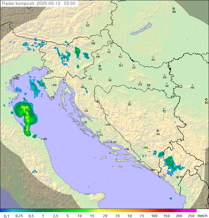 Padavine Hrvaška