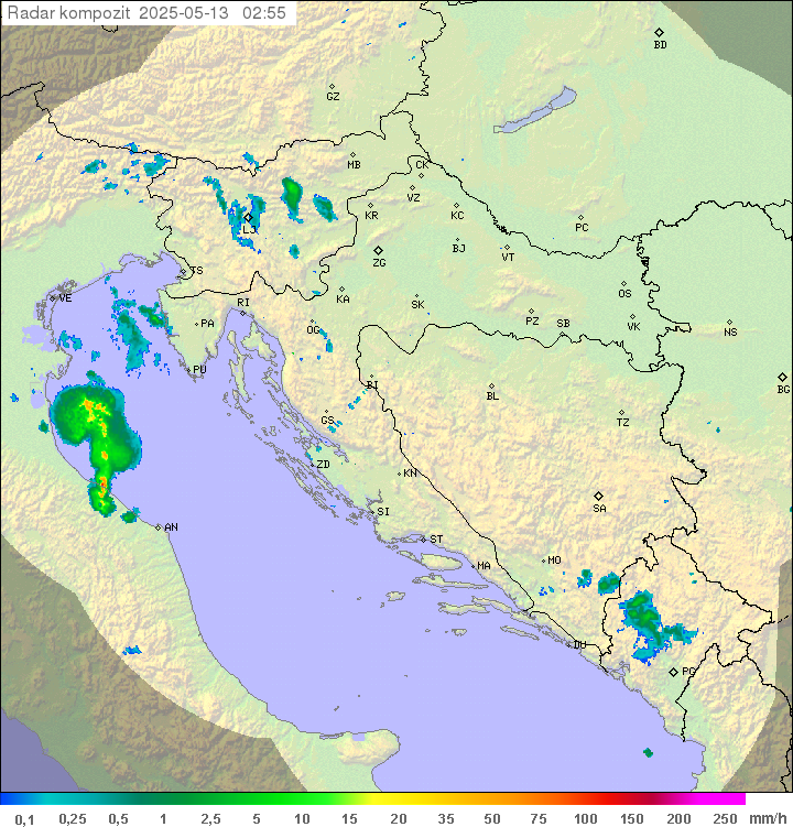 Padavine Hrvaška