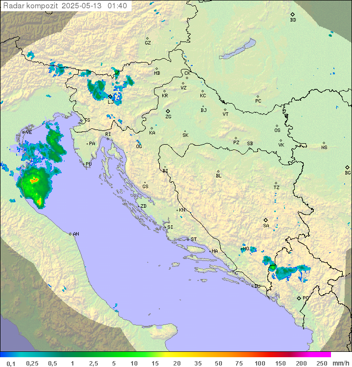 Padavine Hrvaška