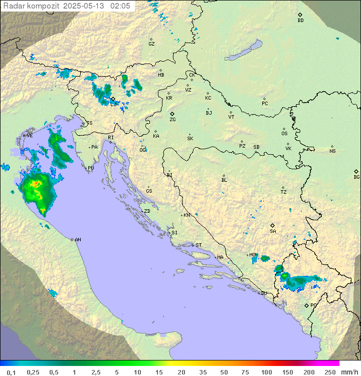 Padavine Hrvaška