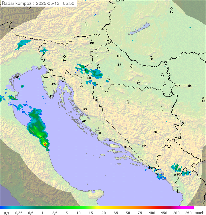 Padavine Hrvaška