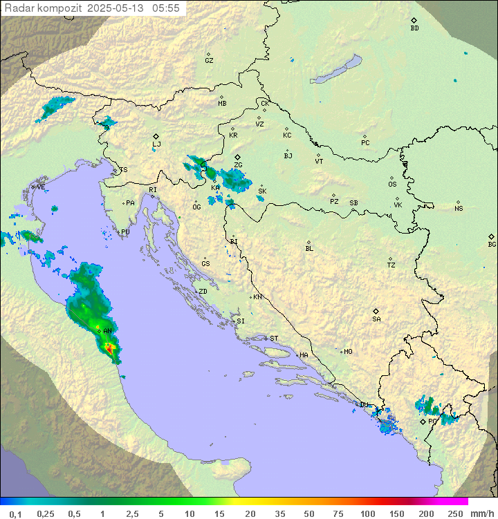 Padavine Hrvaška