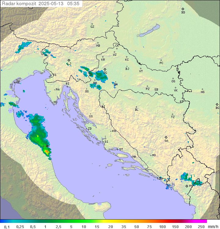 Padavine Hrvaška