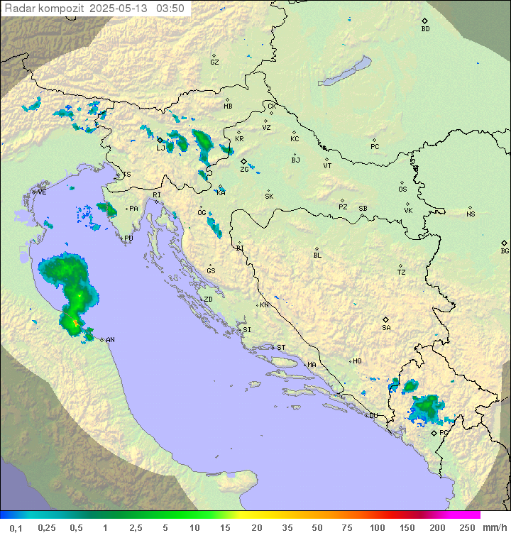 Padavine Hrvaška