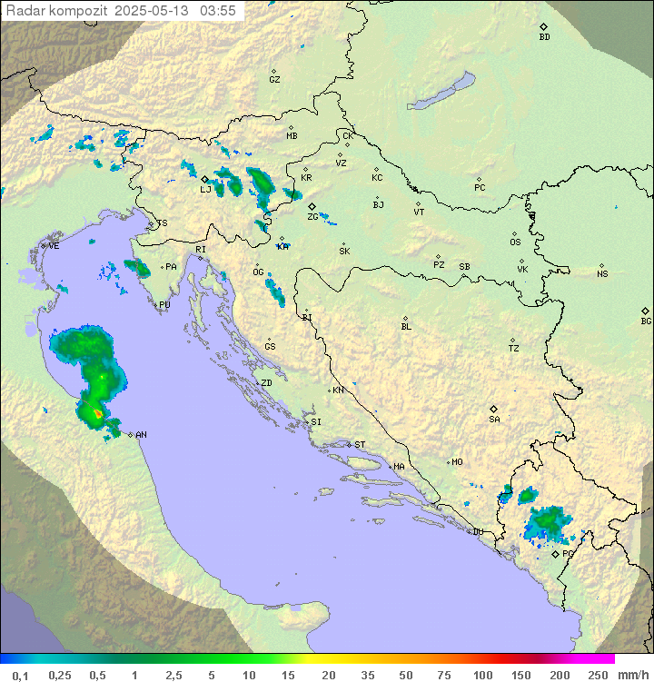Padavine Hrvaška