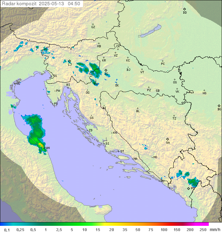 Padavine Hrvaška