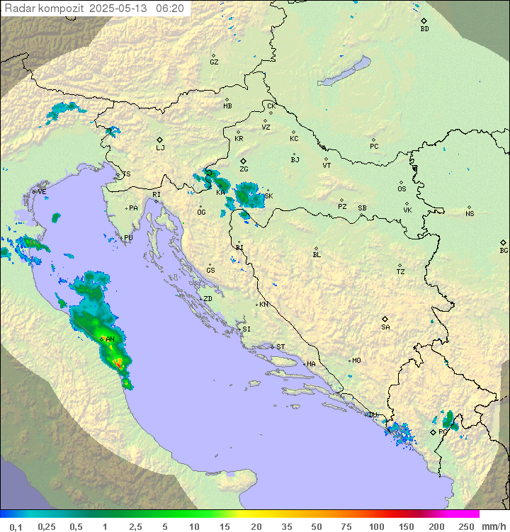 Padavine Hrvaška