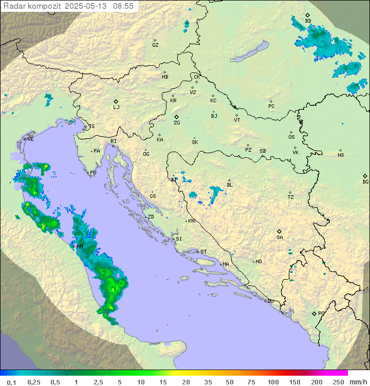Padavine Hrvaška