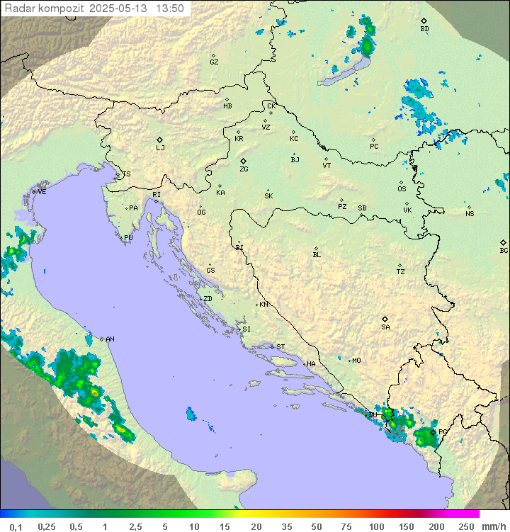 Padavine Hrvaška