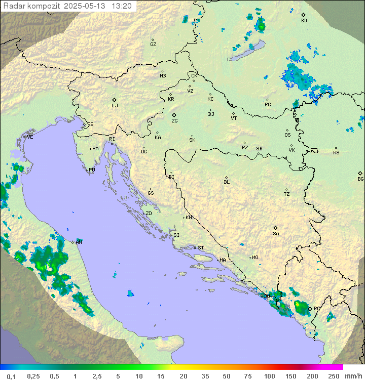 Padavine Hrvaška