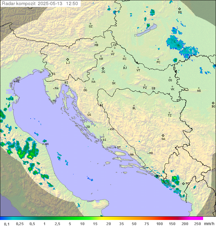 Padavine Hrvaška