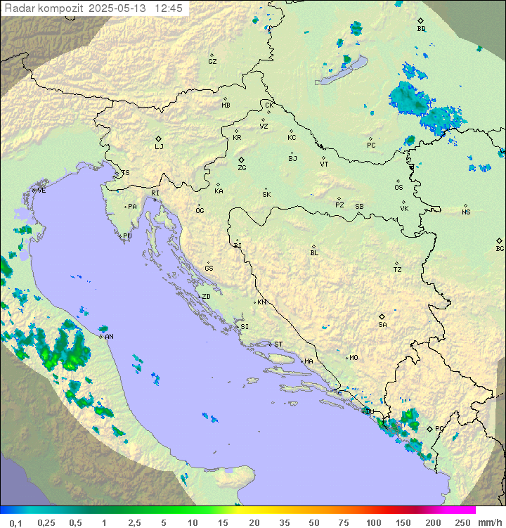 Padavine Hrvaška