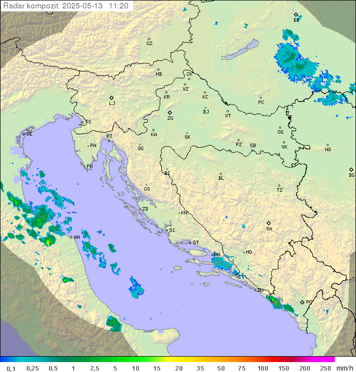 Padavine Hrvaška