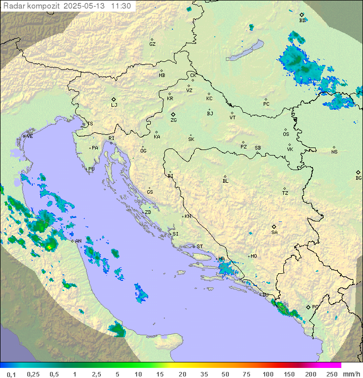 Padavine Hrvaška