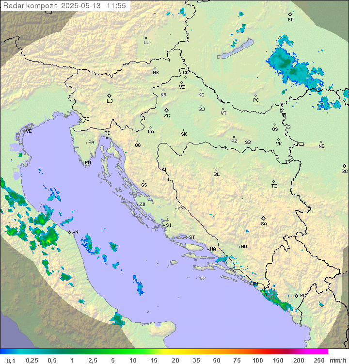 Padavine Hrvaška