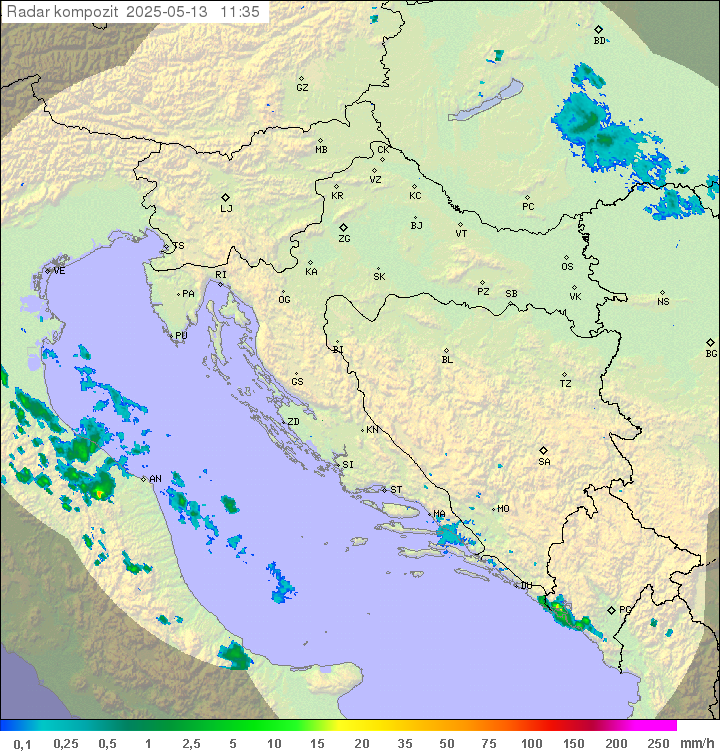 Padavine Hrvaška