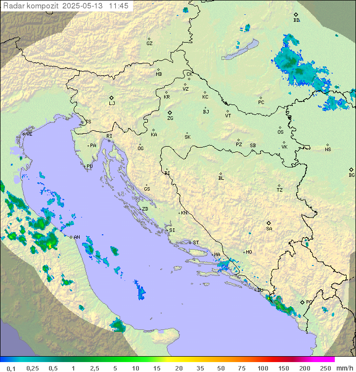 Padavine Hrvaška