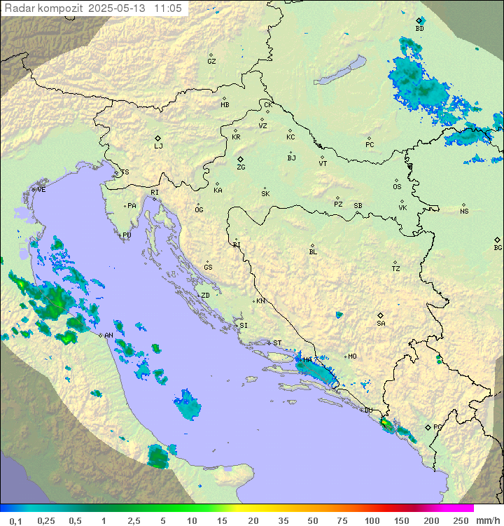 Padavine Hrvaška