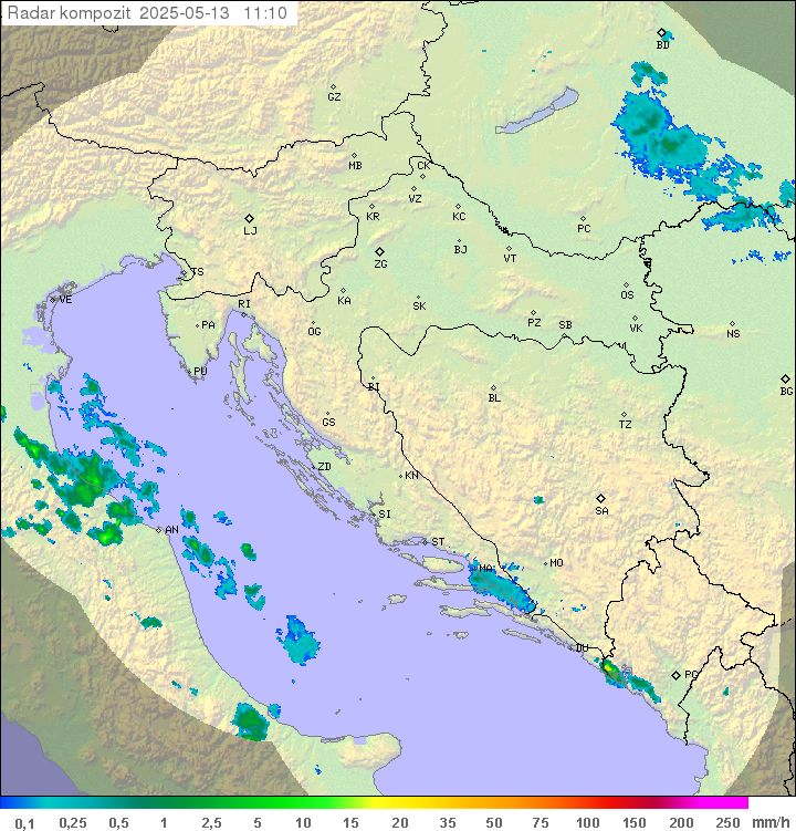 Padavine Hrvaška