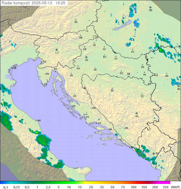 Padavine Hrvaška