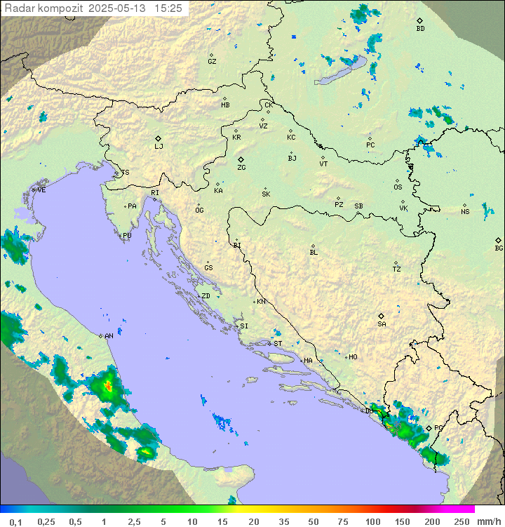 Padavine Hrvaška