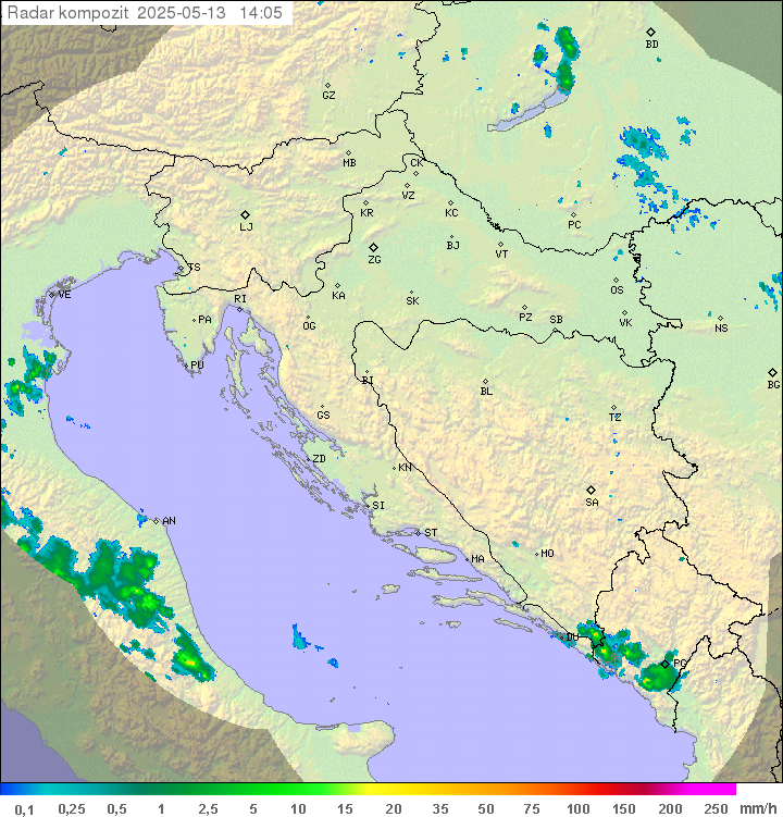 Padavine Hrvaška