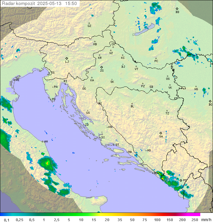 Padavine Hrvaška