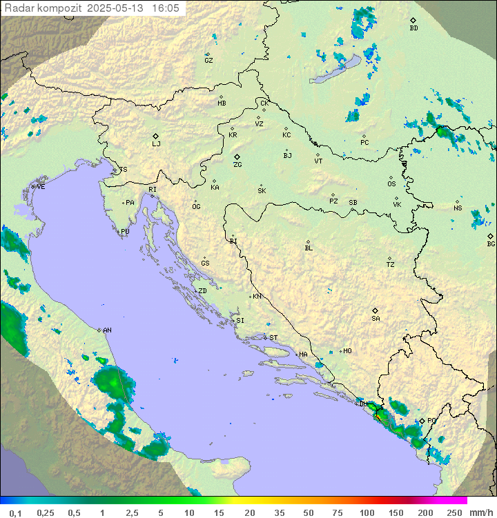 Padavine Hrvaška