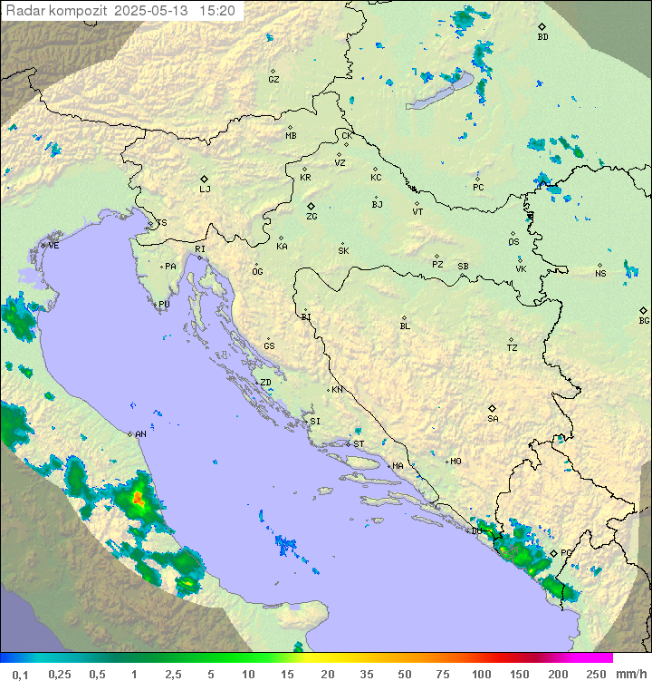 Padavine Hrvaška