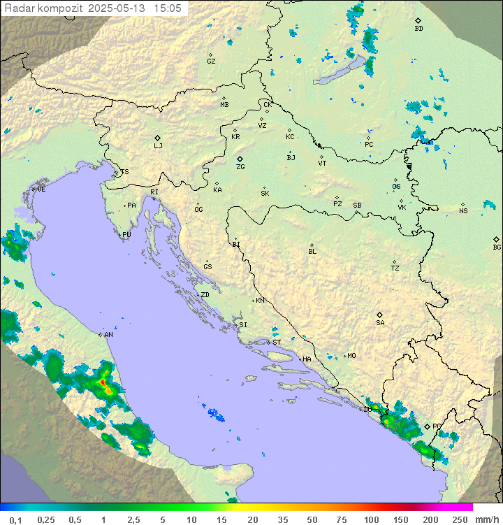 Padavine Hrvaška