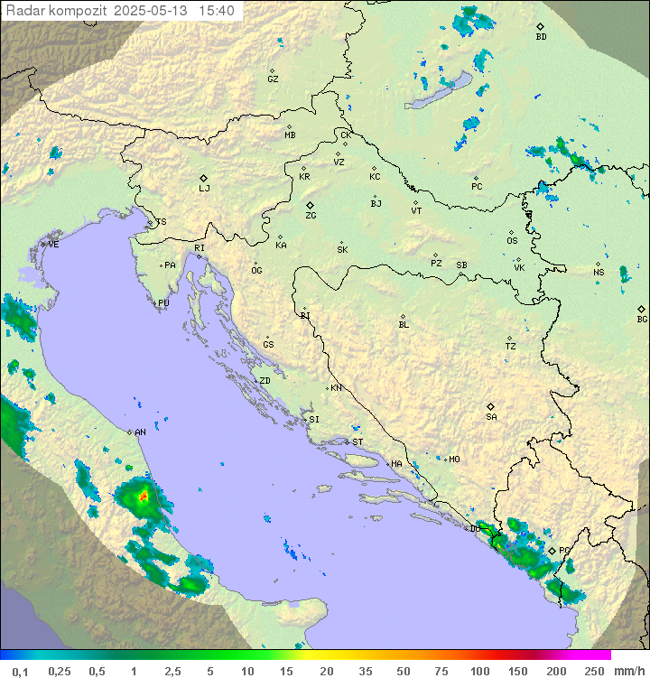 Padavine Hrvaška