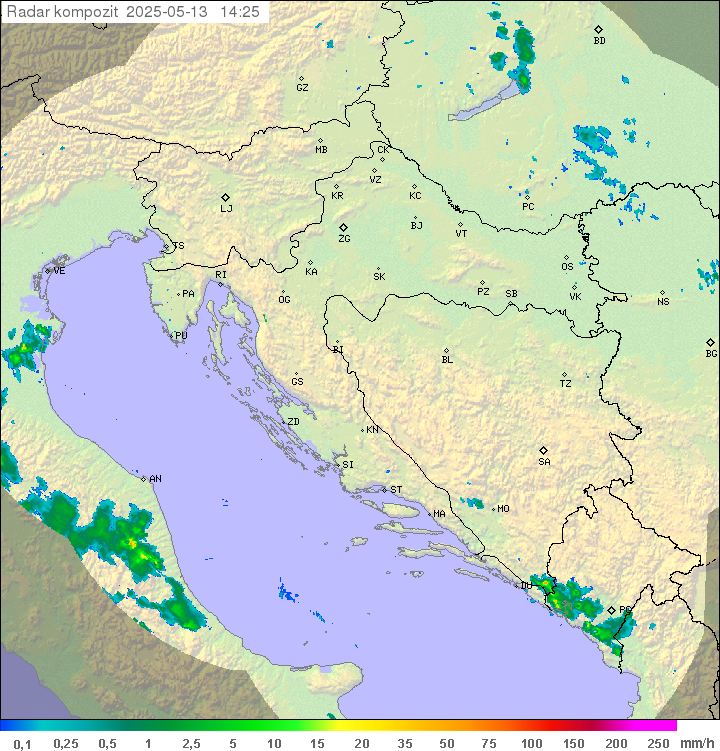 Padavine Hrvaška