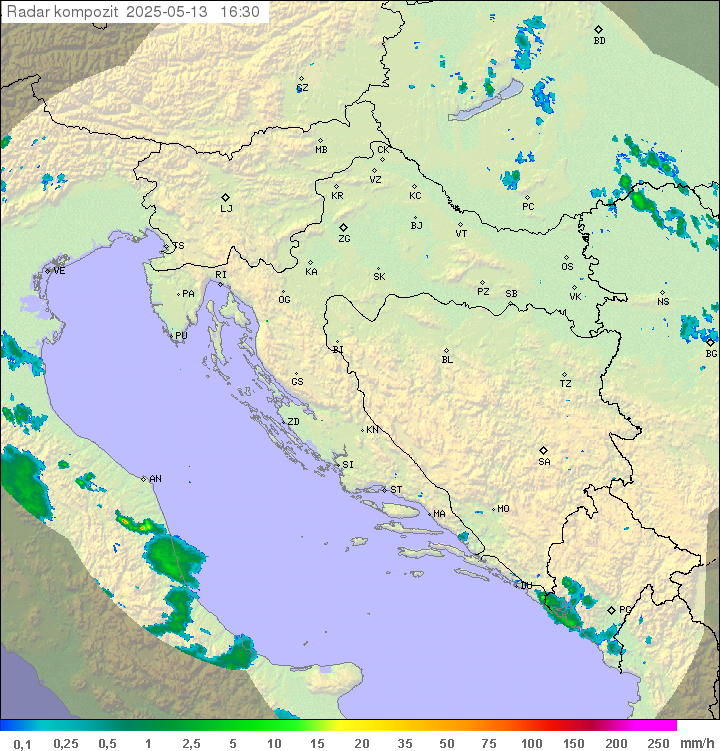 Padavine Hrvaška