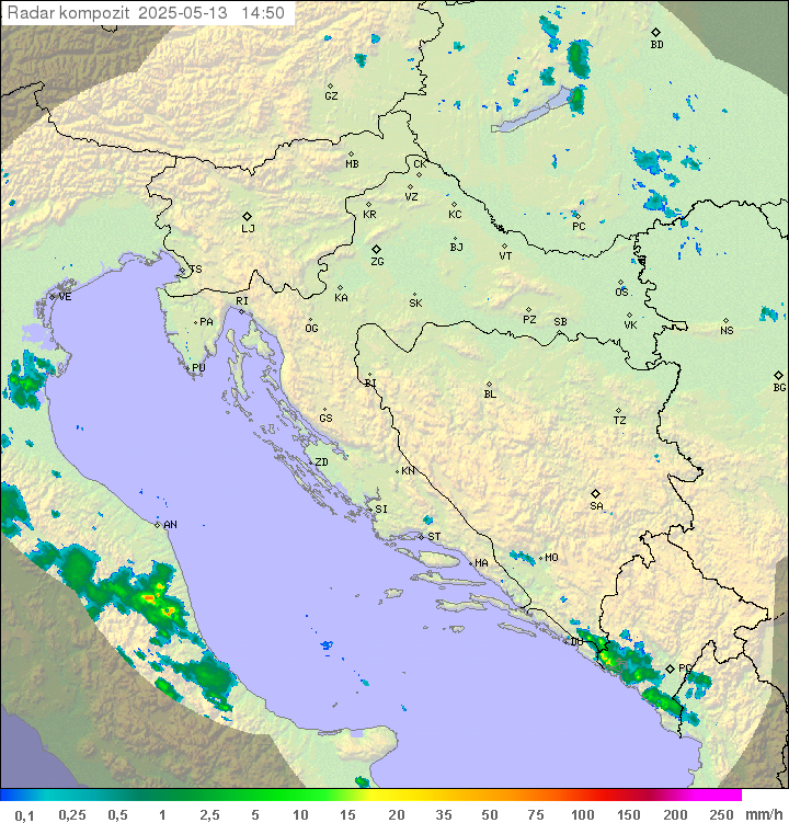Padavine Hrvaška
