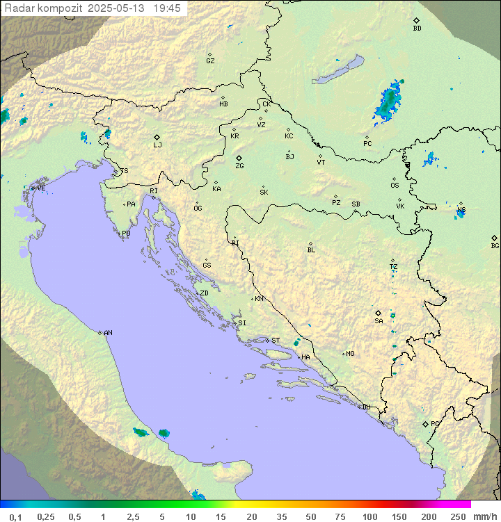 Padavine Hrvaška