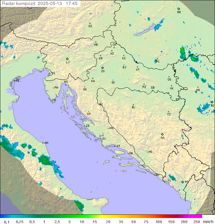 Padavine Hrvaška