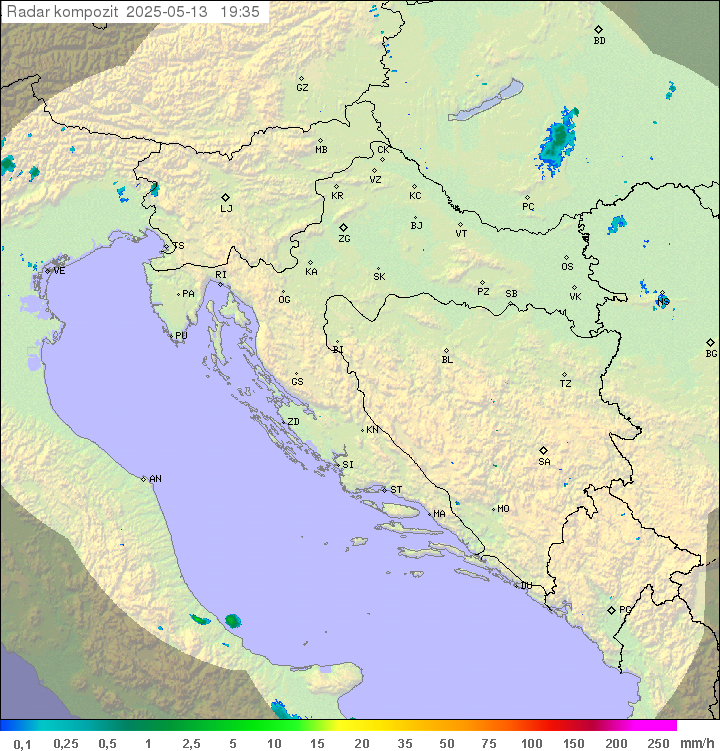 Padavine Hrvaška