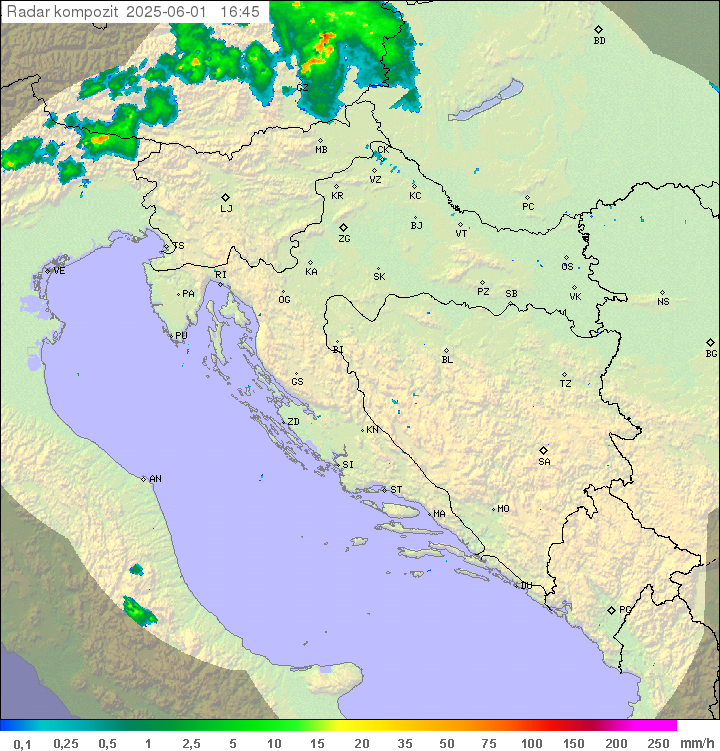 Padavine Hrvaška