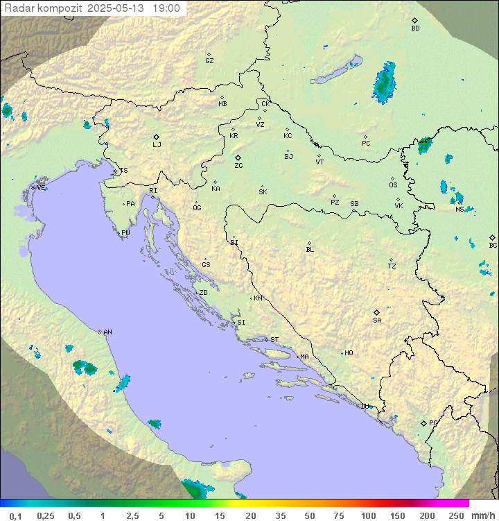 Padavine Hrvaška