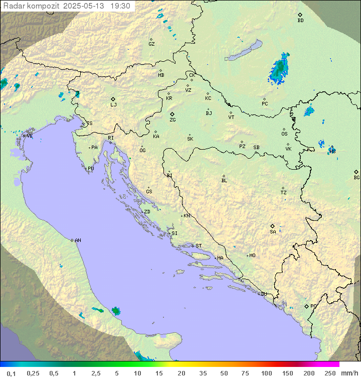 Padavine Hrvaška