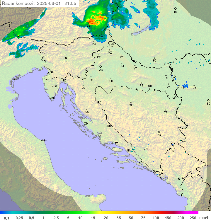 Padavine Hrvaška