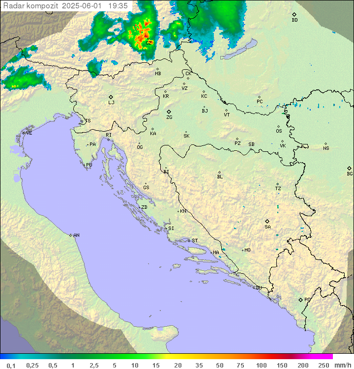 Padavine Hrvaška