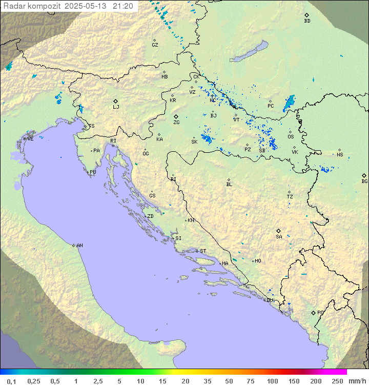 Padavine Hrvaška