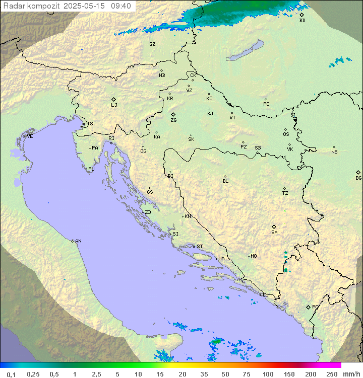 Padavine Hrvaška