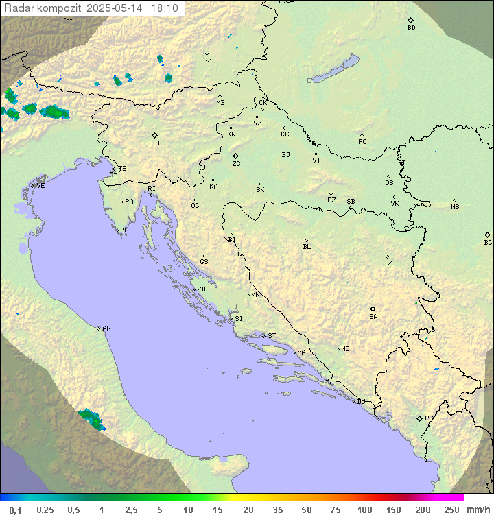 Padavine Hrvaška