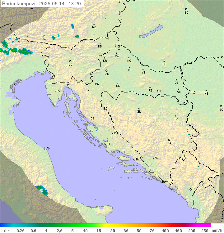 Padavine Hrvaška