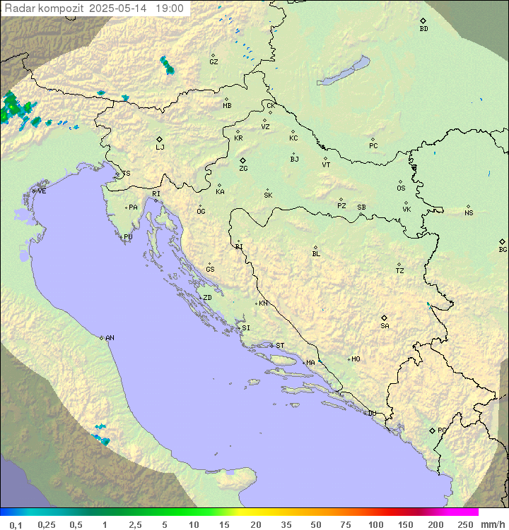 Padavine Hrvaška