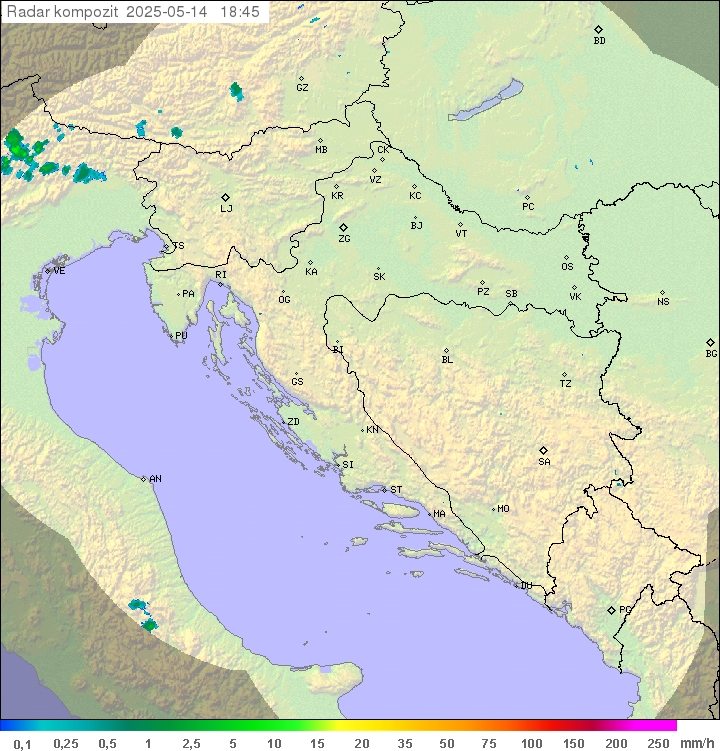 Padavine Hrvaška