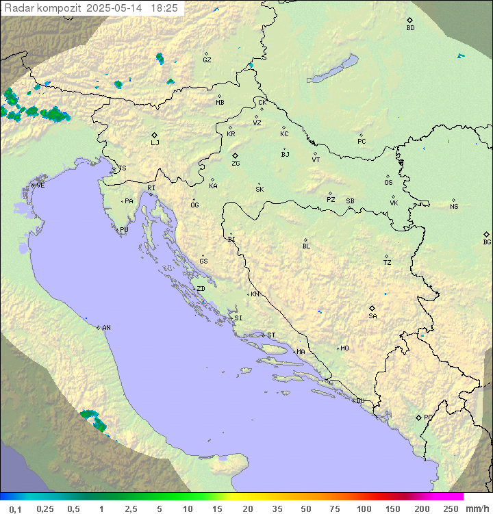 Padavine Hrvaška